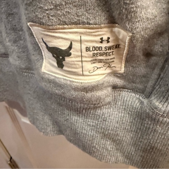 Under Armor Rock Blood Sweat Respect Hoodie. Size small - Picture 3 of 4